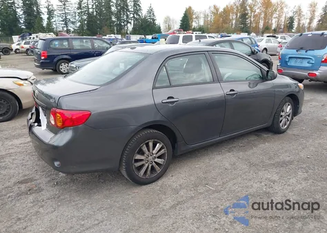 2009 Toyota Corolla Xle из США, поврежденный, VIN 2T1BU40E69C171399